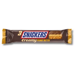 SNICKERS Creamy Peanut Butter Chocolate Trio Bar 54.75g image