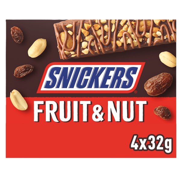 SNICKERS Fruit & Nut multipack 4x32g