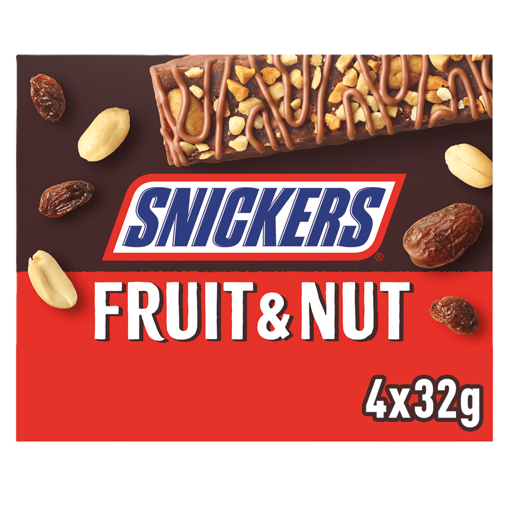 SNICKERS Fruit & Nut multipack 4x32g