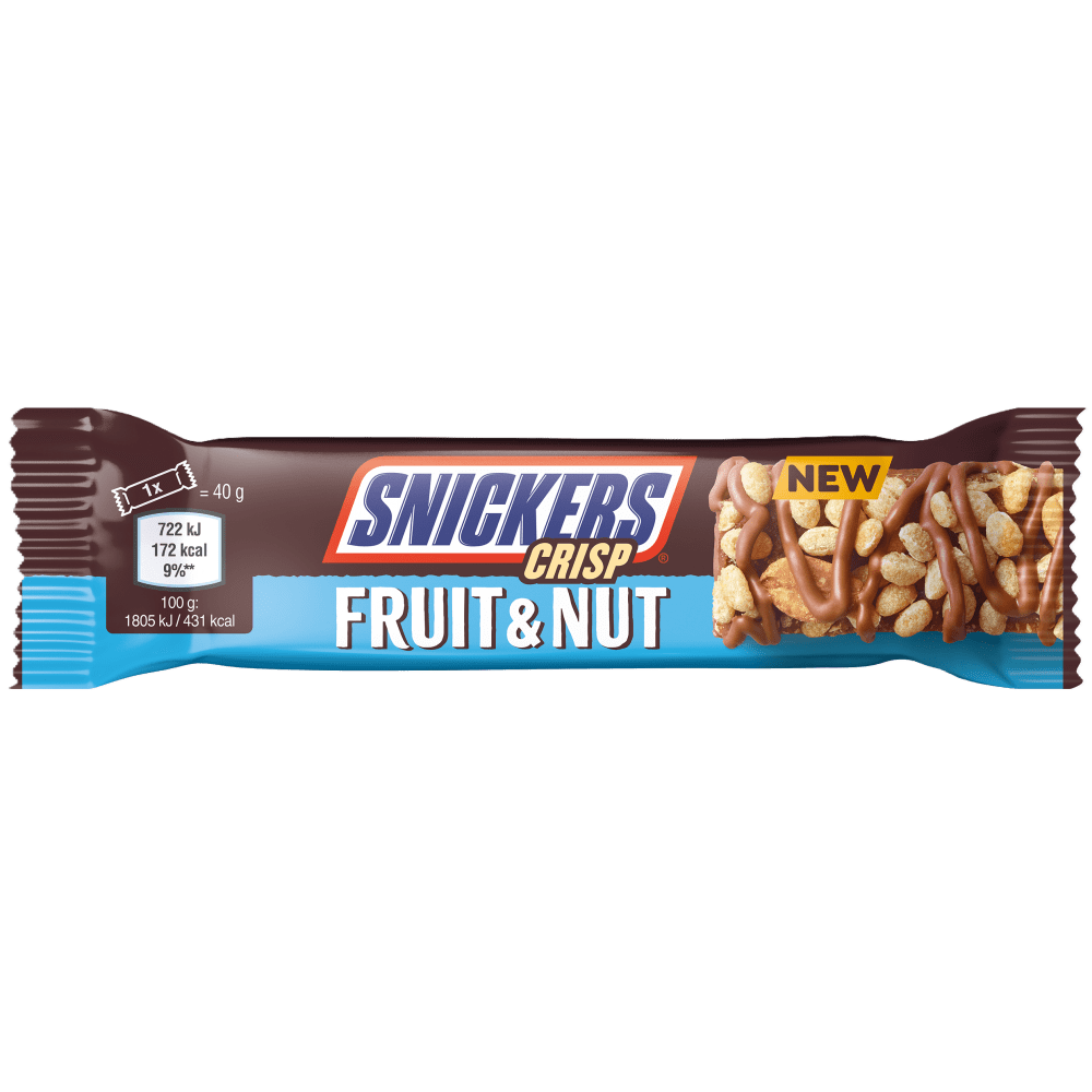 SNICKERS Crisp Fruit & Nut bar 40g